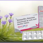 Amant-625 LB Tablets (Amoxycillin 500mg + Clavulanic Acid 125mg + Lactic Acid Bacillus 60 Billion Spores)