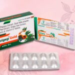 Caripep-Gold Tablets (Carica Papaya Extract + Goat Milk powder + Green Tea Extract + Grape seed Extract + Tinospora & Vitamin E Tablets)