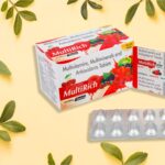 Multirich Tablets (Vitamin A (Retinyl Acetate) + Vitamin D3 (Cholecalciferol) +Vitamin B1 (Thiamine Mononitrate) + Vitamin B2 (Riboflavin) + Vitamin B3 (Nicotinamide) + Vitamin B5 (as Calcium D Pantothenate) + Vitamin B6 (Pyridoxine Hydrochloride) + Vitamin B12 (Cyanocobalamin) + Folic Acid Essential Minerals Calcium (as Calcium Phosphate Dibasic) + Copper (as Cupric Sulphate) + lodine (as Potassium lodide) + Magnesium (as Magnesium Sulphate) + Manganese (as Manganese Sulphate) + Molybdenum (as Sodium Molybdate) + Potassium (as Potassium Sulphate))