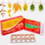 Nutrivit Gold Tablets (Lycopene+ Lutien + Beta-Carotene + Vitamin E + Green-Tea + Benfotiamine + Evening Prime Rose Oil + L-Glutamic Acid + Grape Seed Extract + Folic Acid + Pine Bark Extract + Multivitamins & Antioxidants)