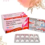 Ferrose-XT Tablets (Ferrous Ascorbate 100mg+Folic Acid 1.5mg+ Zinc 22.5mg)